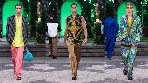 borselli uomo versace|Collezione Uomo Primavera Estate 2023 .